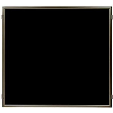 LAVI INDUSTRIES , Hinged Frame Sign Panel/Barrier, , 48" x 48", Matte Black 50-HFP1005/MB/BK